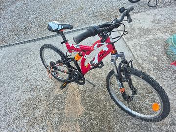 bici montabike con ammortizzatori bimbo  20 "
