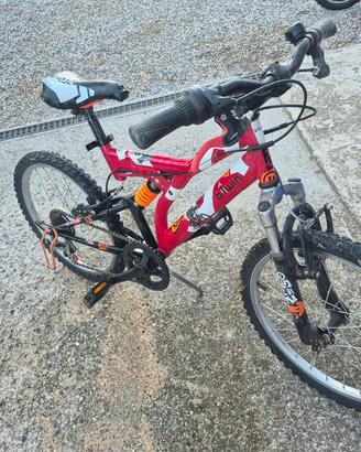 bici montabike con ammortizzatori bimbo  20 "