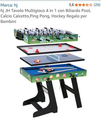 Marca: hj 3,6☆☆☆☆(26) hj JH Tavolo Multigioco 4 in
