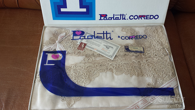 Tovaglia rett. "PAOLETTI" 100% lino x12