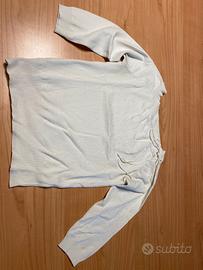 Maglia donna bianca, manica 3/4
