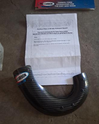 PROTEZIONE MARMITTA CARBONIO HONDA CR 125