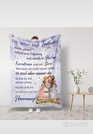 Calda coperta ciniglia bambino ragazzo adulto