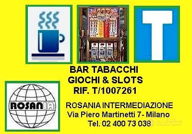 Bar tabacchi giochi & slot (rif. t/1007261)
