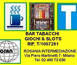 Bar tabacchi giochi & slot (rif. t/1007261)