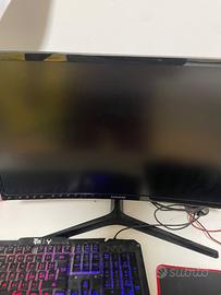 Monitor della Samsung curvato 144 hz