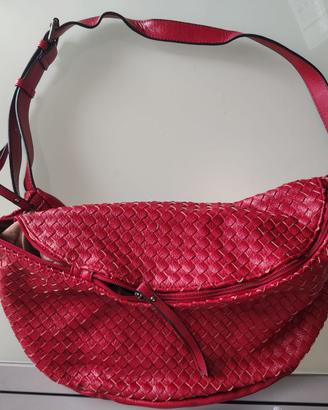 Borsa marsupio ecopelle rossa