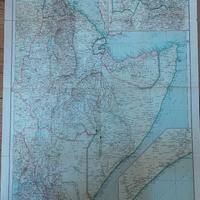 carta geografica Africa Orientale 