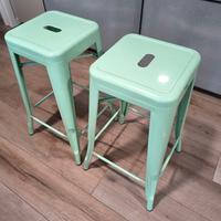 sgabello di metallo in stile industrial 