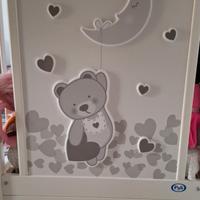 Culla e fasciatoio pali