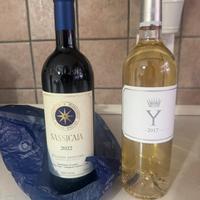Coppia Sassicaia 2022 chateau Y d’yquem 2017