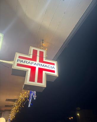 Insegna a croce parafarmacia