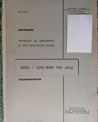 Libro Fiat ALn 668-Ferrovie dello Stato 