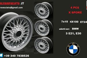 Cerchi bbs 7x 15 4x100 et24 bmw