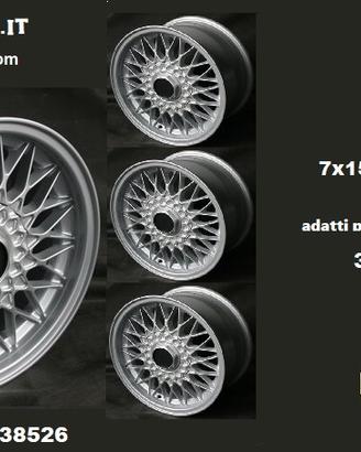 Cerchi bbs 7x 15 4x100 et24 bmw