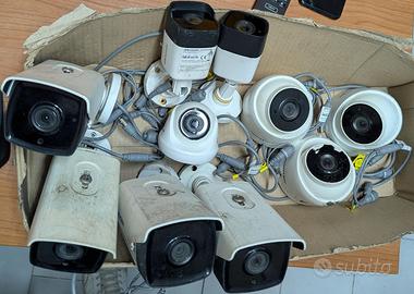 Lotto di 10 Telecamere Hikvision Analogiche