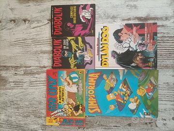 Lotto 5 fumetti rari