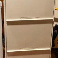 Scarpiere bianche 3 cassetti