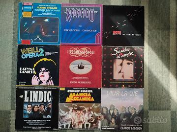 STOCK 9 DISCHI IN VINILE COLONNE SONORE