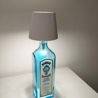 Lampada bottiglia gin Bombay Sapphire