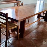 Tavolo legno massiccio essenza abete