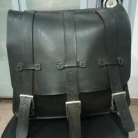 Borsa in pelle moto custom