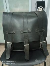 Borsa in pelle moto custom