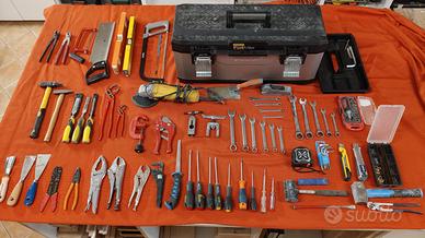 cassetta attrezzi completa Stanley Dewalt e altro 