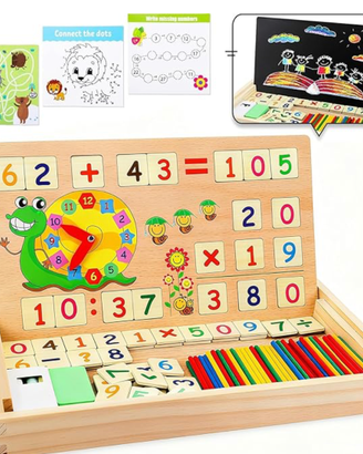 Lavagna legno Giochi Montessori per la Matematica