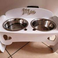 Ciotola pappa doppia e materassino memory foam 