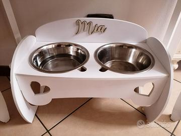 Ciotola pappa doppia e materassino memory foam 