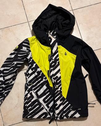 Giacca da sci ragazzo, marca Volcom, taglia XS