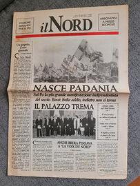 Primo numero quotidiano Lega Nord ! Firma Bossi 