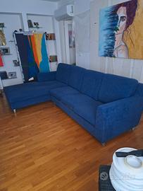 Divano letto, 3 posti con penisola