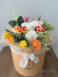 Bouquet di candele in cera di soia