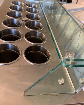 Frigo per gelati completo di 24 cilindri