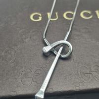 COLLANA GUCCI ORO LARIAT CHIODO