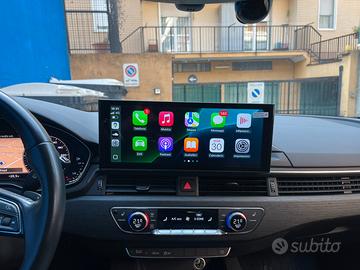 Monitor carplay android auto AUDI A4 a5 2016-2019