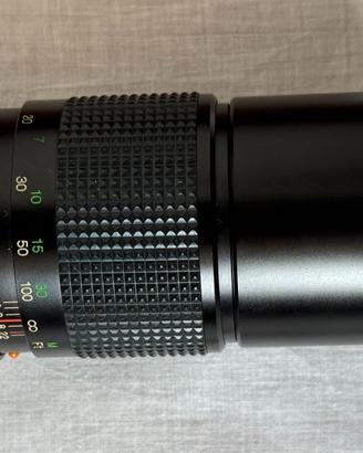 Obiettivo Cosina 200mm f4 Attacco Pentax K-Testato