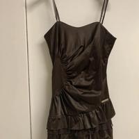 Vestito corto Rinascimento – marrone cioccolato