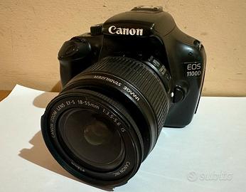 Fotocamera Reflex Canon 1100D + Ef-S 18- 55 IS