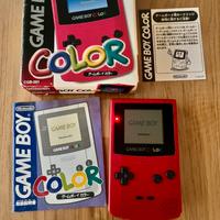 Console Nintendo Game boy Color Rossa Giapponese