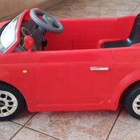 Fiat 500 auto elettrica per bambini da 3 a 6 anni