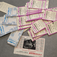 Biglietti autobus corriera Ferrari SAF anni 90