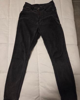 PANTALONI COTONE TEZENIS GRIGI