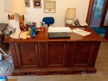 scrivania X ufficio in legno