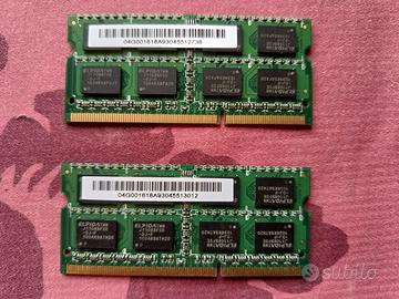 MEMORIA RAM SO-DIMM DDR3 4GB (2+2) LAPTOP PERFETTE