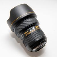 Nikkor 14-24 mm f2.8 G ED con scatola e custodia