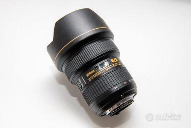 Nikkor 14-24 mm f2.8 G ED con scatola e custodia