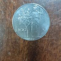 Moneta 100 Lire Italiana - Anno 1987 (Minerva)